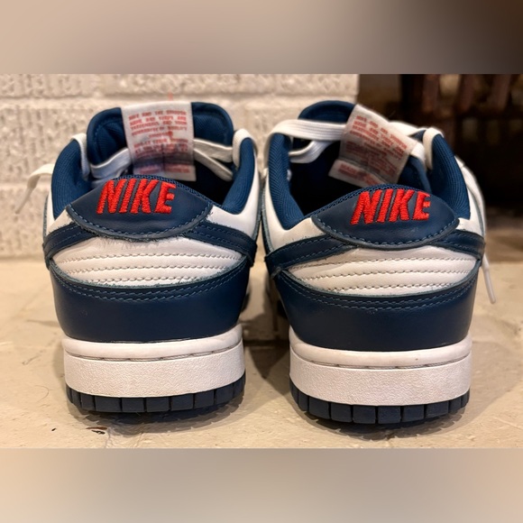 Nike Dunk Low Midnight Navy White Men’s 8.5 Good Condition No Box - Picture 3 of 9